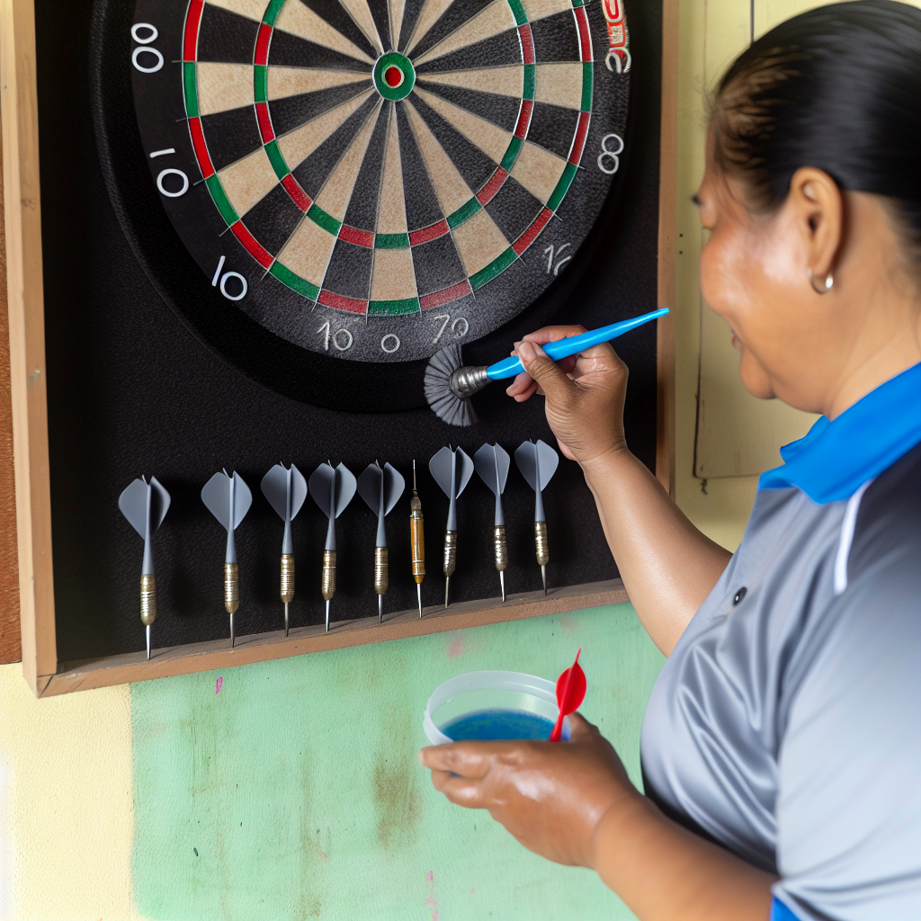 Taking Care and Cleaning a Dartboard