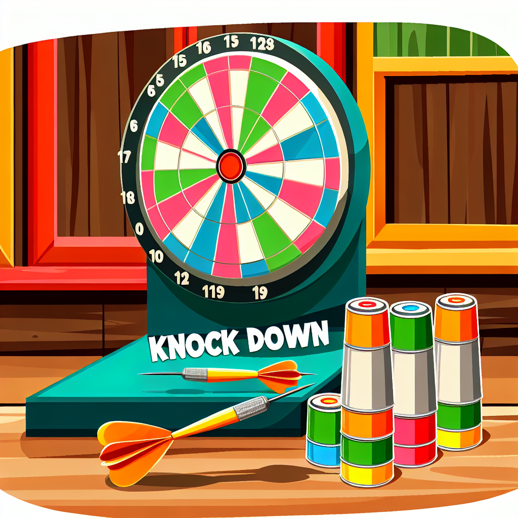 How To Play Knock Down Dart Game