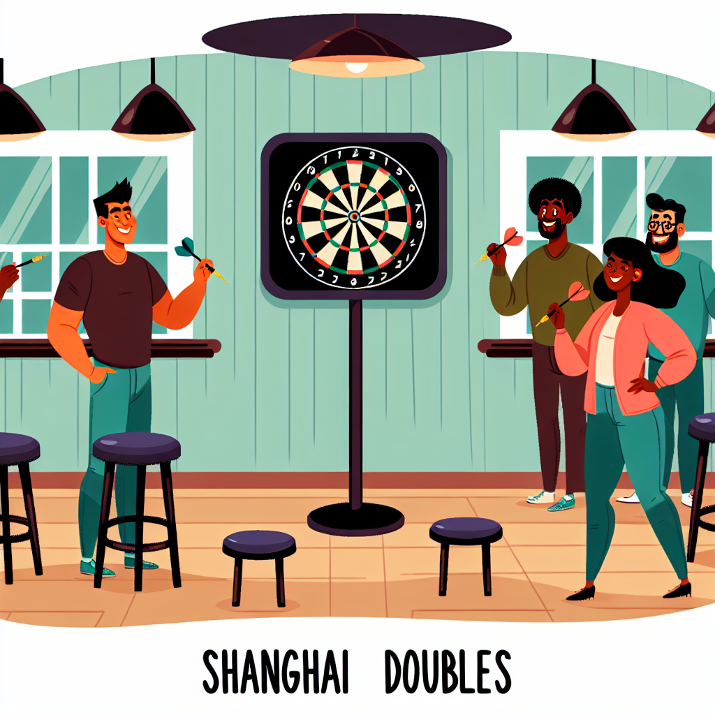 How To Play Shanghai Doubles Dart Game